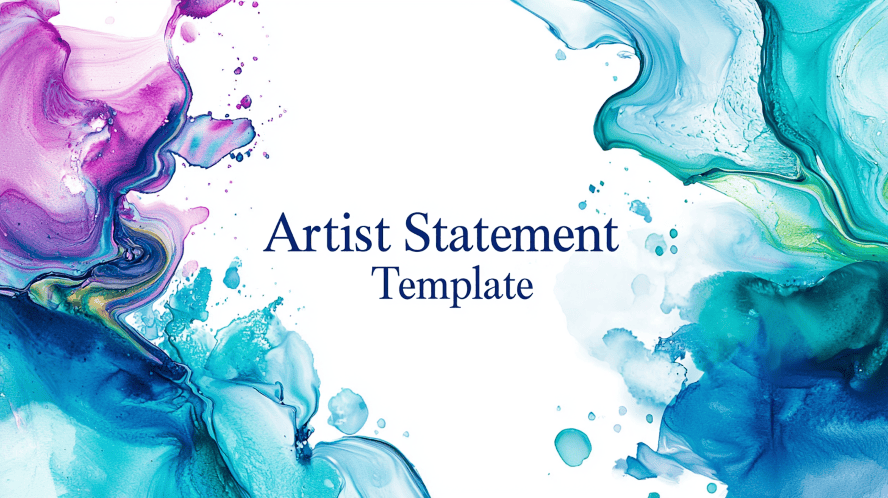 Your Free Artist Statement Template To Use Art Portfolio